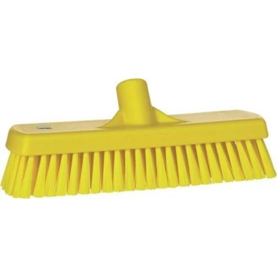 Image de VIKAN 70606 Brosse à sol/mur, 305 mm, polyester, dure, jaune 7060/6