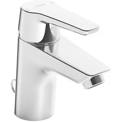 Afbeelding van Hansa Hansapolo wastafelkraan m. vaste uitloop 10.3cm met inzinkbare ketting chroom