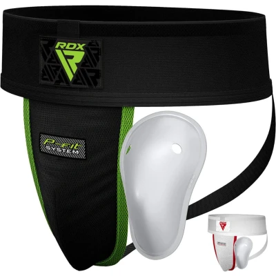 Afbeelding van RDX Sports H1+ Kruisbeschermer met Gel Cup Zwart Maat: M