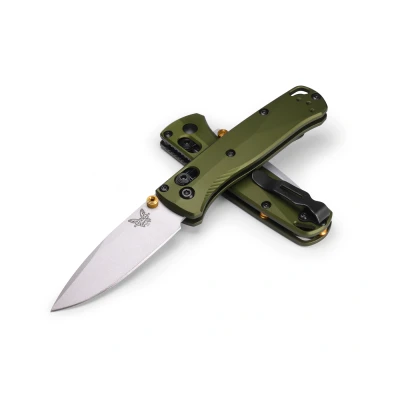 Afbeelding van Benchmade Mini Bugout Woodland Green Alluminum PE