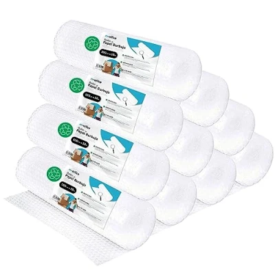 Afbeelding van rouleau en plastique à bulles, bulles recyclé pour l&#039;emballage, le déménagement, l&#039;emballage et les boîtes, · m office (100cmx10m,