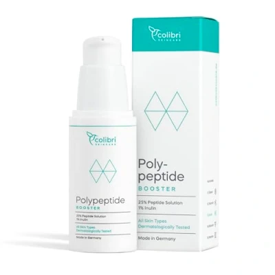Afbeelding van colibri skincare Polypeptide Booster 30 ml Peptide Serum, Onmiddellijk Effect, Anti Rimpel, Zichtbare Reductie van Rimpels met Booster, Verzorging het Voorhoofd &amp; Glabelle