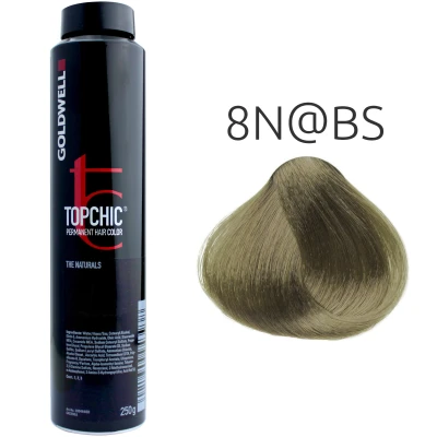 Afbeelding van Goldwell Topchic Hair Color bus 250 ml 8N@BS Beige ZIlver Lichtblond