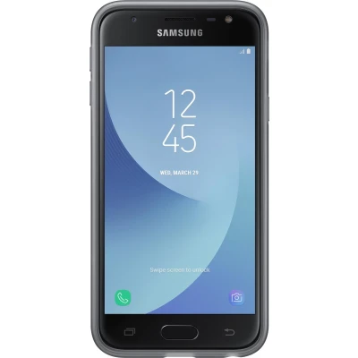 Afbeelding van Samsung jelly cover zwart voor Galaxy J330