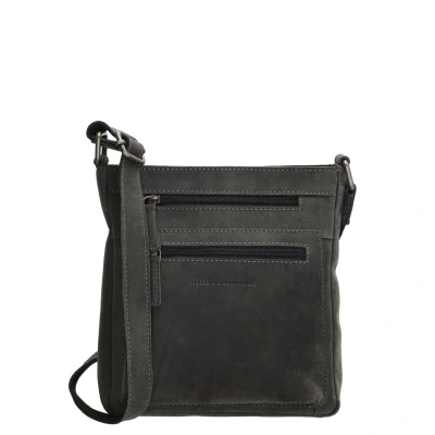 Afbeelding van Hide &amp; Stitches Idaho Dusk Schoudertas zwart Damestas