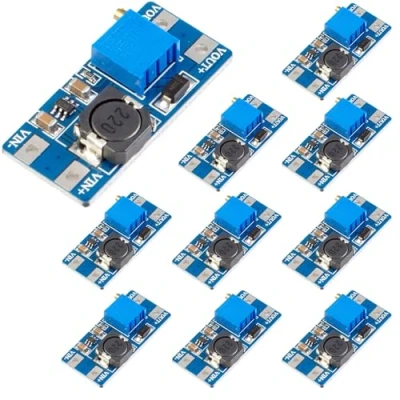 Afbeelding van GERUI Set van 10 spanningstransformatoren DC Step Up boost 2 V 24 naar 5 28 A en 9 12 verstelbare converter voedingsadapter voedingsmodule compatibel met