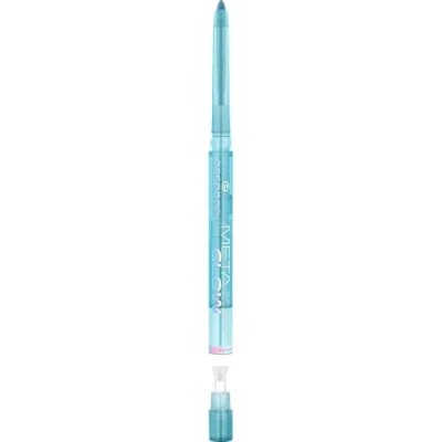 Afbeelding van essence META Glow Duo Chrome Eye Pen nr. 04, blauw, duurzaam, sterk gepigmenteerd, slijtvast, intense kleuren, holografisch, veganistisch, waterdicht, zonder nanodeeltjes, geurvrij, 1