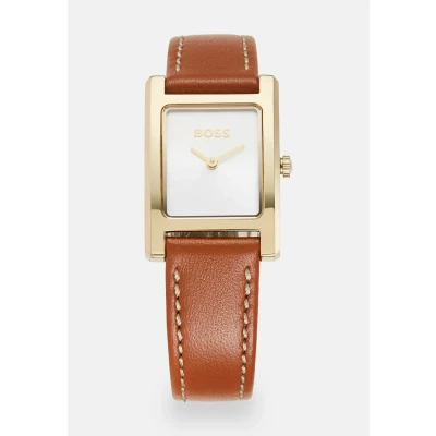 Afbeelding van BOSS LUCY Horloge brown/goldcoloured, Dames, Maat: One Size, Brown/gold coloured