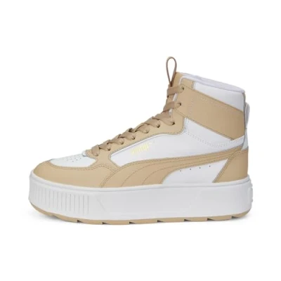 Afbeelding van PUMA Karmen Rebelle Mid, damessneaker, wit licht zand, 37,5 EU