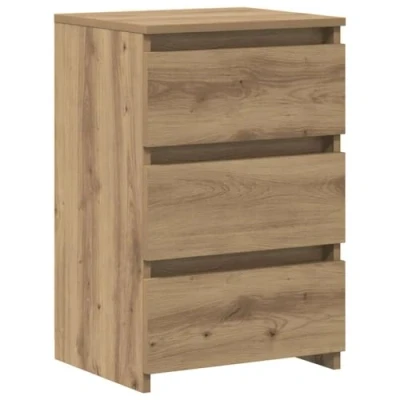 Image de vidaXL Tables de chevet 2 pcs chêne artisanal bois d&#039;ingénierie856525