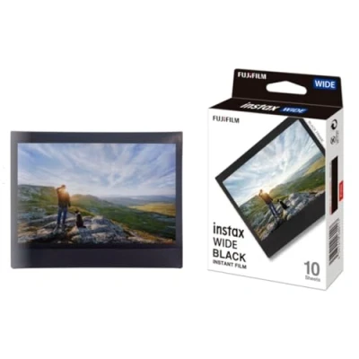 Afbeelding van Fujifilm Instax Wide Black Frame Instant fotopapier 10 stuks