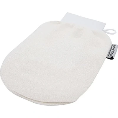 Afbeelding van Berber&#039;s Treat Kessa Exfoliërende Handschoen Verwijdert Dode Huidcellen en Peelt Hamam (wit)