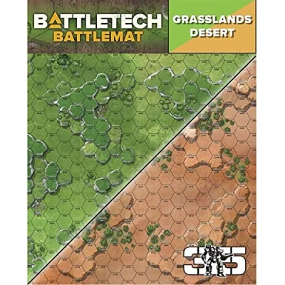 Afbeelding van Catalyst Game Labs BattleTech: Battlemat Desert and Grasslands Miniatuur