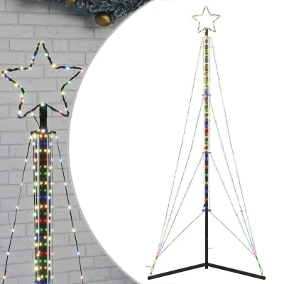 Afbeelding van vidaXL Kerstboomverlichting 483 kleurrijke LED&#039;s 240 cm