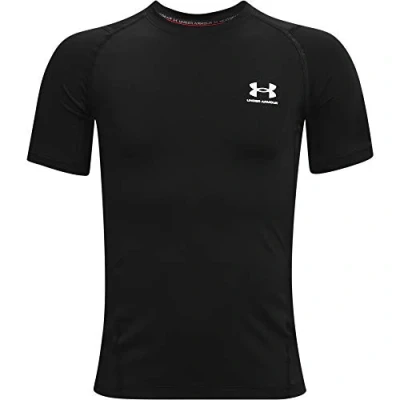 Afbeelding van Under Armour Short Sleeves UA HG SS Sport Tshirt voor kinderen, Maat: 134 146, Black/white