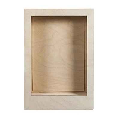 Afbeelding van Rayher 62855505 3D houten bouwset, FSC gecertificeerd, natuur, 20 x 30 6,6 cm, 8 delig om te knutselen en schilderen
