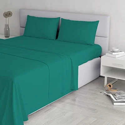 Afbeelding van Elegant CL EL ACQUA 2PST Beddengoedset Watergroen, Tweepersoons, Microvezel