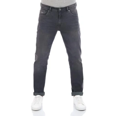 Afbeelding van DENIMFY Heren Jeans Broeken DFMiro regular/straight Fit Grijs Volwassenen Denim Jeansbroek