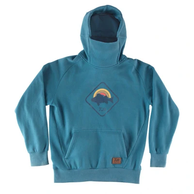 Afbeelding van Daiwa D Vec Snood Hoodie blau XXL Vis trui