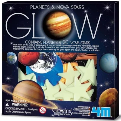 Afbeelding van 4M Nova planeten en sterren, 20 stuks