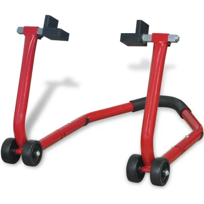 Afbeelding van vidaXL Motorfiets achterwiel paddock standaard rood
