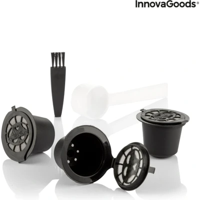 Afbeelding van Set van 3 herbruikbare koffiecapsules Recoff InnovaGoods
