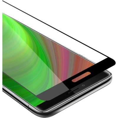 Afbeelding van Cadorabo Screenprotector geschikt voor Honor NOTE 8 Volledig scherm pantserfolie Beschermfolie in TRANSPARANT met ZWART Gehard (Tempered) display beschermglas 9H hardheid 3D Touch