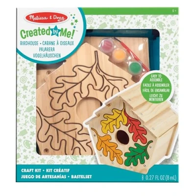 Image de Melissa &amp; doug 13101 bâtissez votre propre cabane à oiseaux en bois