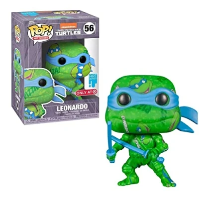 Afbeelding van Funko POP! Exclusive Leonardo (Art Series With Case) Teenage Mutant Ninja Turtles 10cm #56 kunststof