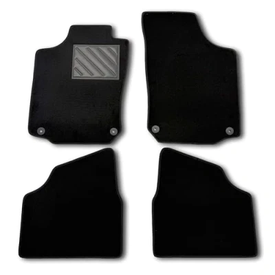 Afbeelding van Automatten Opel Corsa C 2000 2006, op maat gemaakt, antislip, versterkte rubberen hielsteun, bevestigingsknoppen