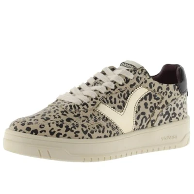Afbeelding van Victoria Shoes SEUL LOW Sneakers laag, Dames, Maat: 40, Beige Leer