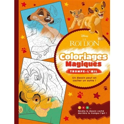 Image de LE ROI LION Coloriages Magiques Trompe l&#039;oeil Disney