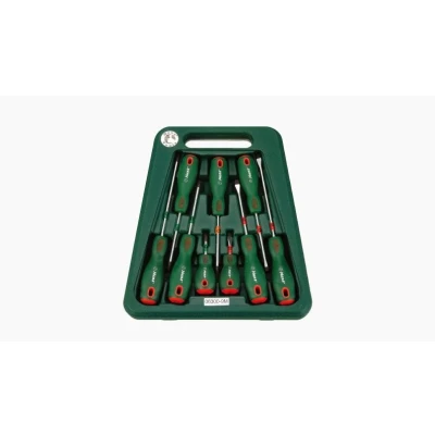 Afbeelding van HANS 06300 9M Schroevendraaierset 9 SL 5.5x100, 6.5x100, 6.5x150, 6.5x38, PH 1x100, 2x100, 2x150, 2x38, PZ 1x100 Kunststof koffer
