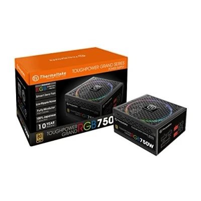 Afbeelding van Thermaltake Voeding Toughpower Grand RGB 750W PS TPG 0750FPCGEU R (750 W, actief, 140 mm) (750 W), PC voedingseenheid, Zwart