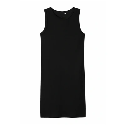 Afbeelding van Name It kids meisjes jurk NAKAL Black Slim Fit