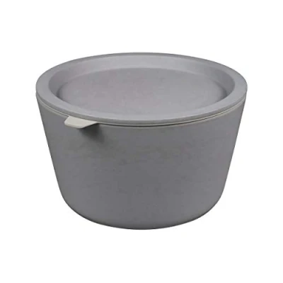 Afbeelding van ZUPERZOZIAL voorraadpot, BACK UP BOX 3L, gebaseerd op bamboe &amp; maïs, grijs