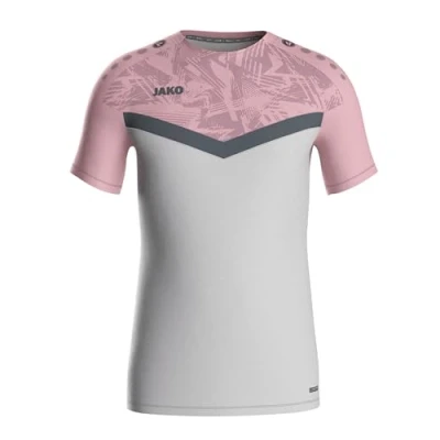 Afbeelding van JAKO T shirt Iconic zachtgrijs/antiek roze/anthra light 116 / 140