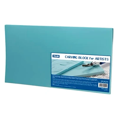 Image de MILAN Grande plaque de gravure Carving Block for Artists (piles non incluses)