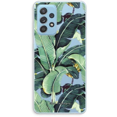 Afbeelding van Case Company® hoesje geschikt voor Samsung Galaxy A73 Bananenbladeren Soft Cover Telefoonhoesje Bescherming aan alle Kanten en Schermrand