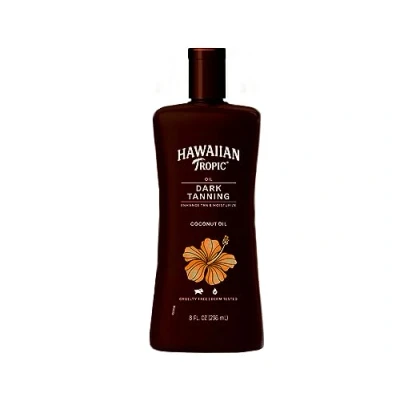 Afbeelding van Hawaiian Tropic Dark Tanning Oil Bruin Versterkende Hydraterende Olie Stralende Huid 236ml