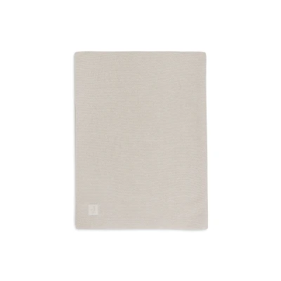 Afbeelding van Jollein Baby Deken Ledikant 100x150cm Basic Knit Oatmeal