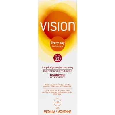 Afbeelding van Vision Zonnebrand Every Day Sun SPF 20 200 ml