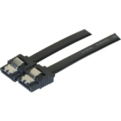 Afbeelding van Exertis Connect SATA III kabel, 6 Gbit/s, 7 pins mannetje / vrouwtje, met slot, ca. 0,5 m voor, Interne kabel (PC)