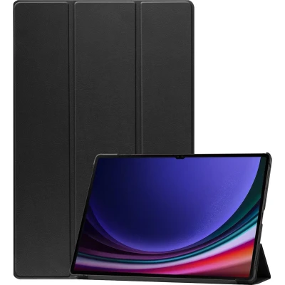 Afbeelding van iMoshion Tablet Hoes Geschikt voor Samsung Galaxy Tab S9 Ultra Trifold Bookcase Zwart
