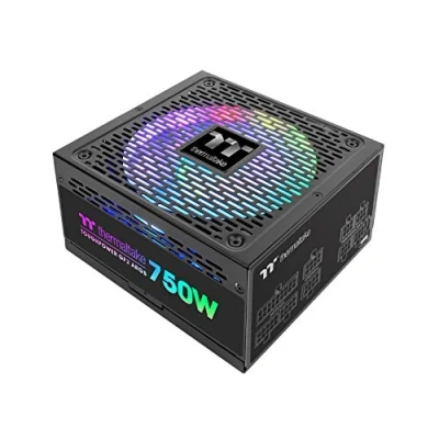 Image de Thermaltake ToughPower GF2 ARGB TTP 750AH3FSG A TT Premium Edition alimentation électrique (interne) ATX12V 80 PLUS Gold 750 Watt PFC active noir