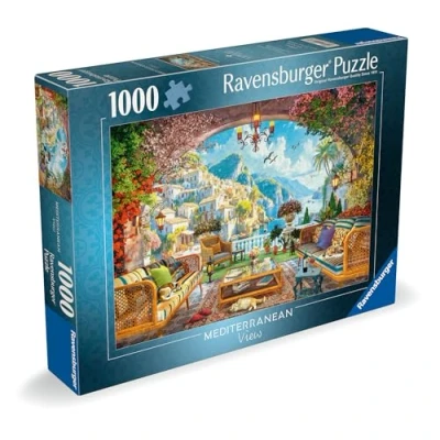 Afbeelding van Ravensburger Puzzle 1000 Pièces Mediterranean View​​ Pour Adultes Et Enfants Avec Une Mesure De 70x50 Cm Cadeau 14 Ans Plus