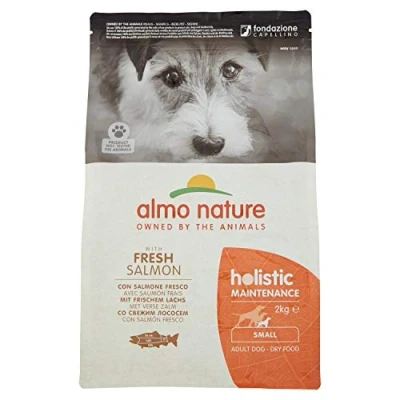 Afbeelding van 3x2kg Almo Nature Adult Zalm &amp; Rijst Small Hondenvoer