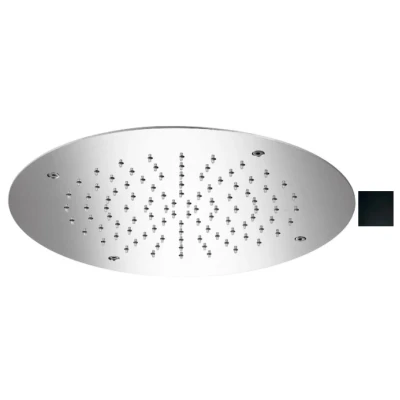 Afbeelding van SB Round Temptation Regendouche inbouw 50 cm Mat Zwart 1208955806