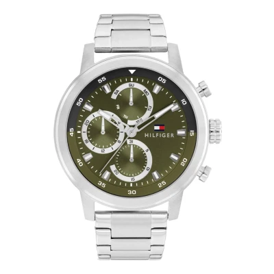 Afbeelding van Tommy Hilfiger heren Horloge TH1792180 in de kleur Zilver