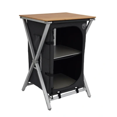 Afbeelding van Defa Bamboe Easy Folding Kooktafel 60 cm Campingtafel